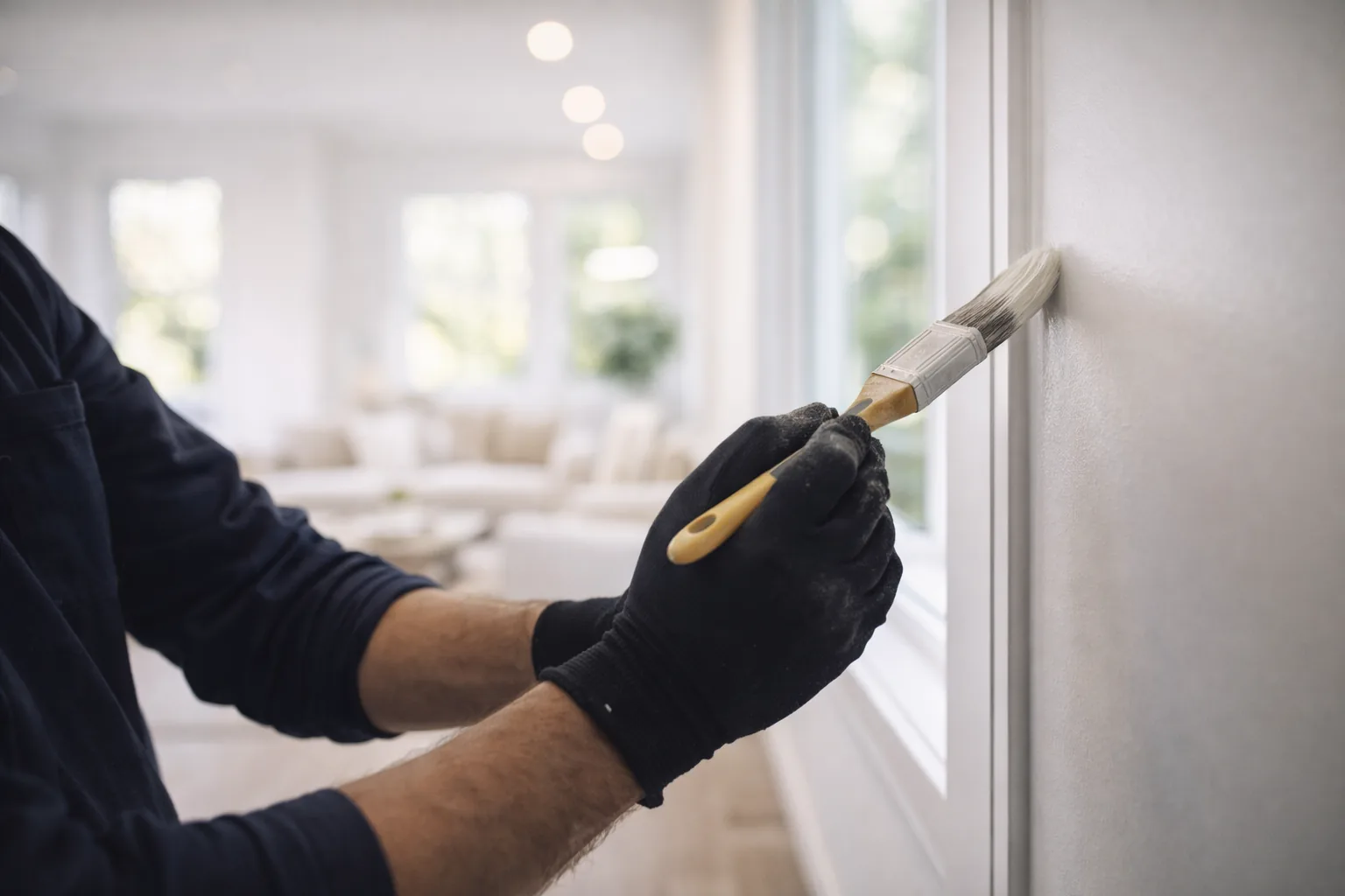 Painting crew at work